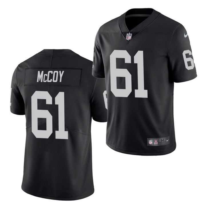 Men Oakland Raiders #61 Gerald McCoy Nike Black Limited NFL Jersey